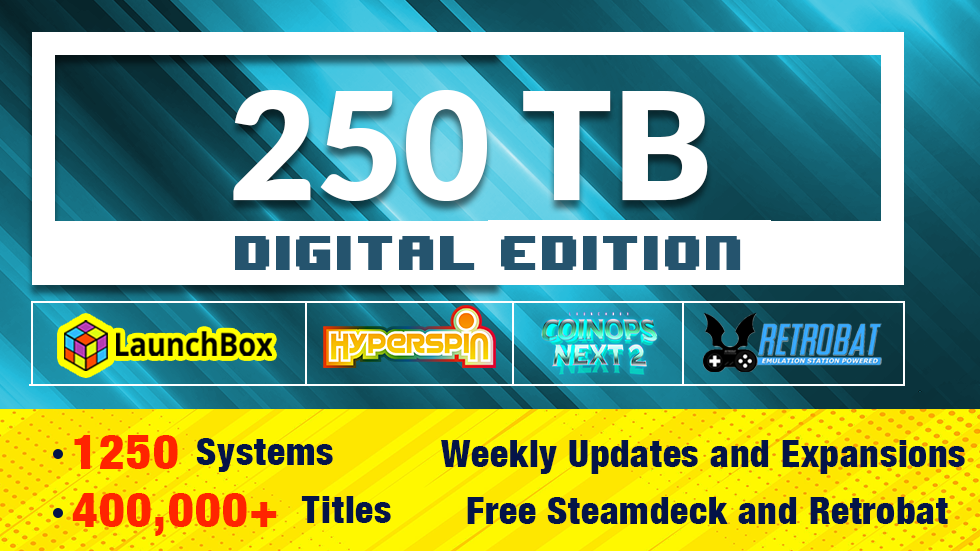 VIP Retro Gaming Subscription - 250TB Digital Edition VIP Retro Gaming Subscription - 250TB Digital Edition
