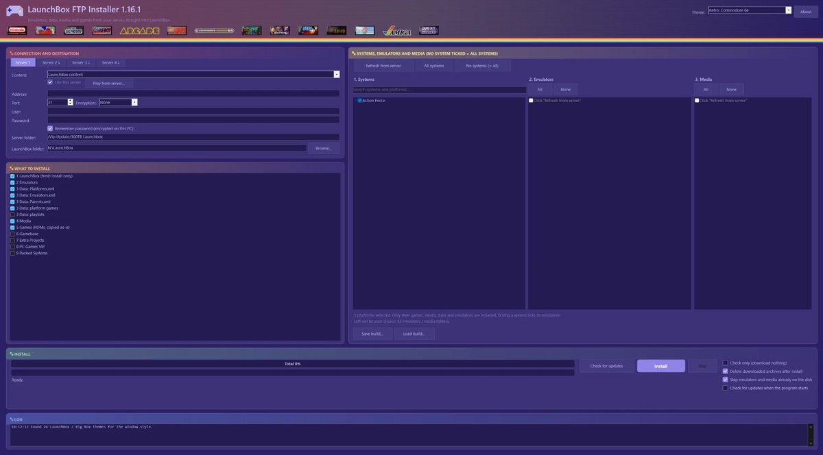 Retro: Commodore 64 window theme