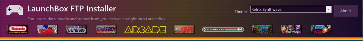 Retro: Synthwave window theme